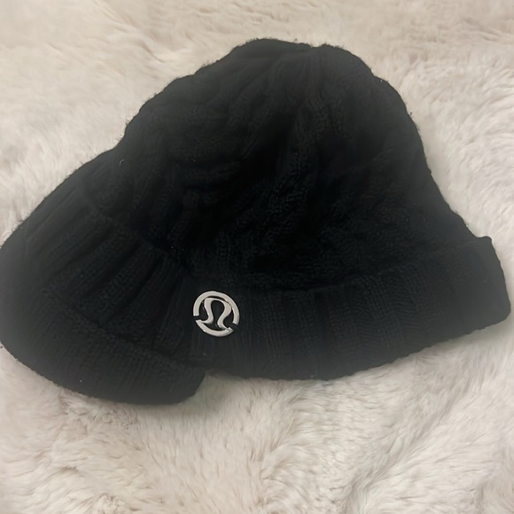Lululemon athletica knitted black beanie small/medium - Picture 10 of 11